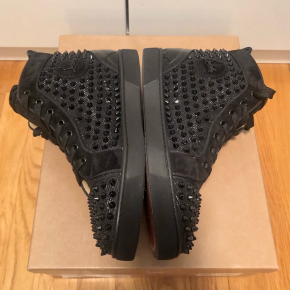 Christian Louboutin men's hightop sneaker